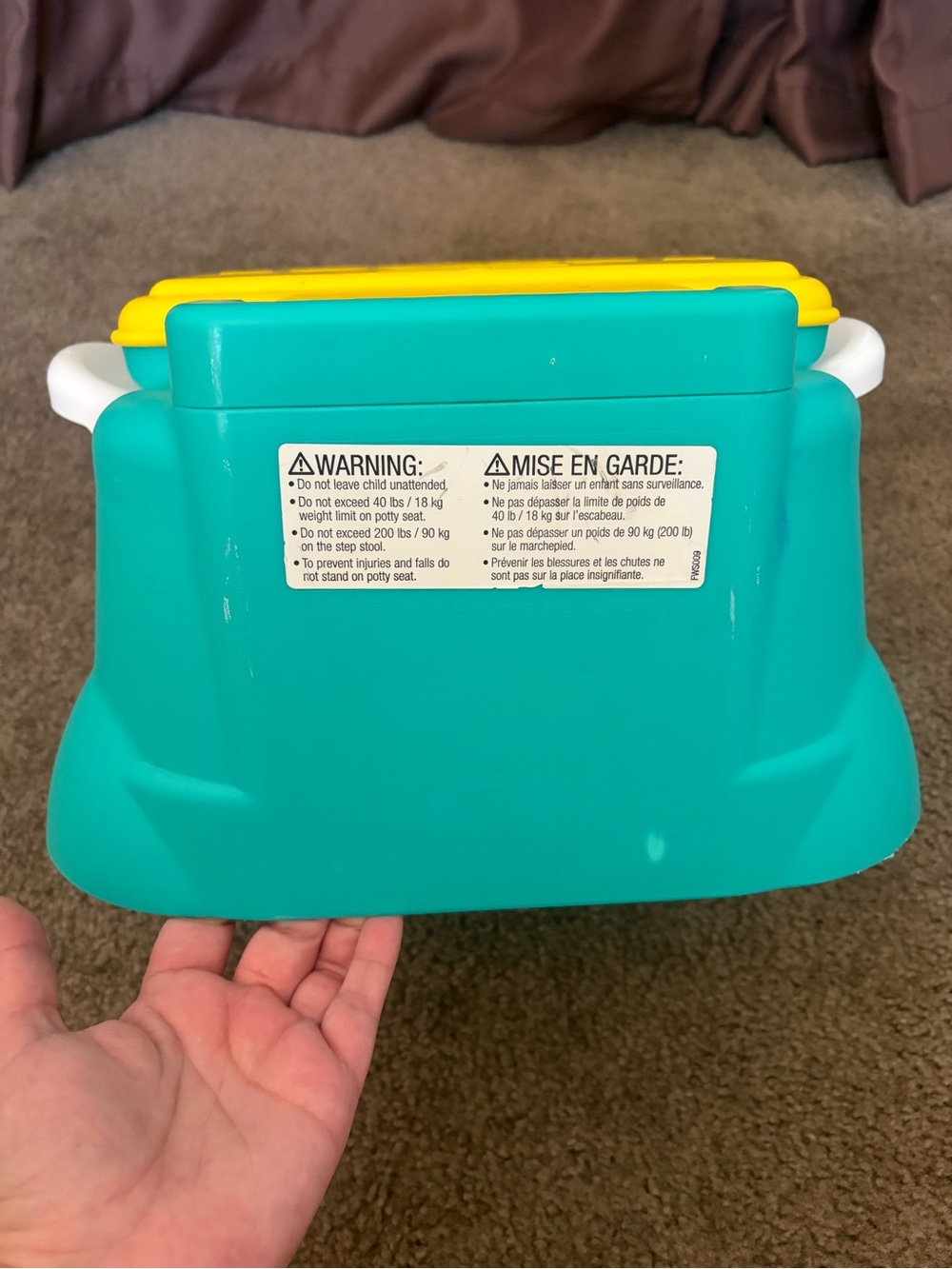 Sesame Street Elmo Potty Seat in Teal, Red, Yellow, White - Picture 7 of 9